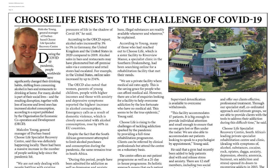 KZN Business sense | Choose life rises to the challenge of COVID-19